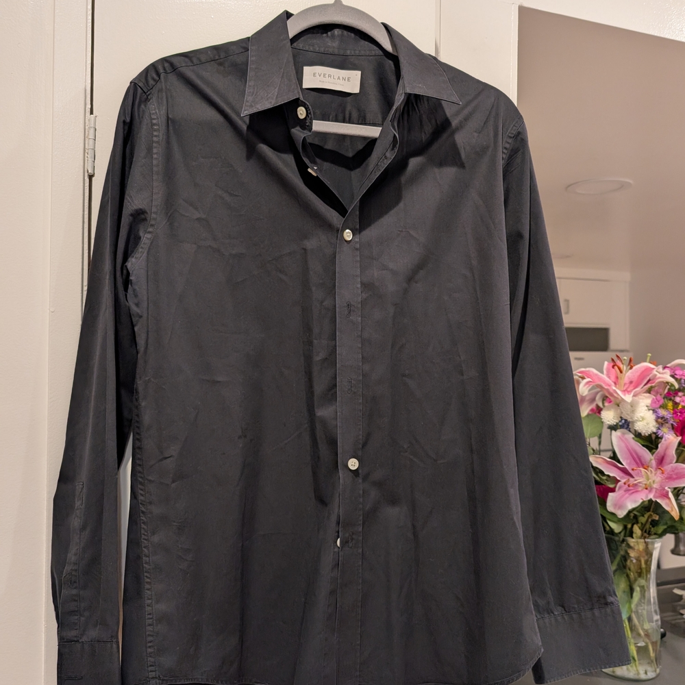 Everlane Men's True Black Shirt